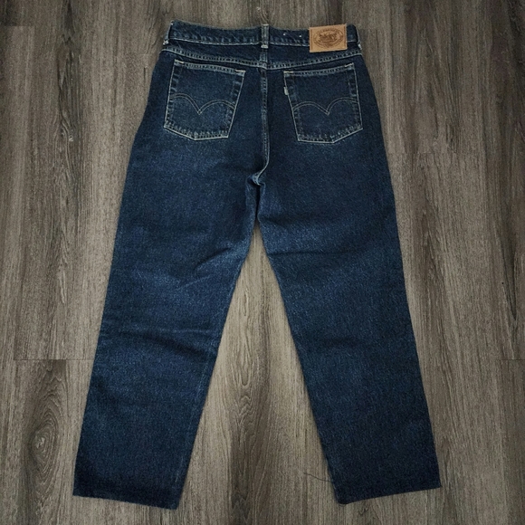 Rare Vintage x Levi Gold Medallion Dark Blue Jean - Picture 5 of 13